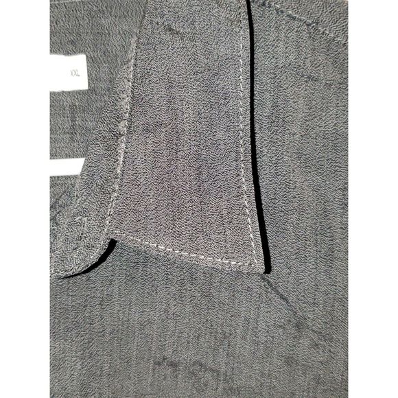 Calvin Klein Men's Shirt Button Up Long Sleeved Dark Gray Size XXL - Picture 5 of 12